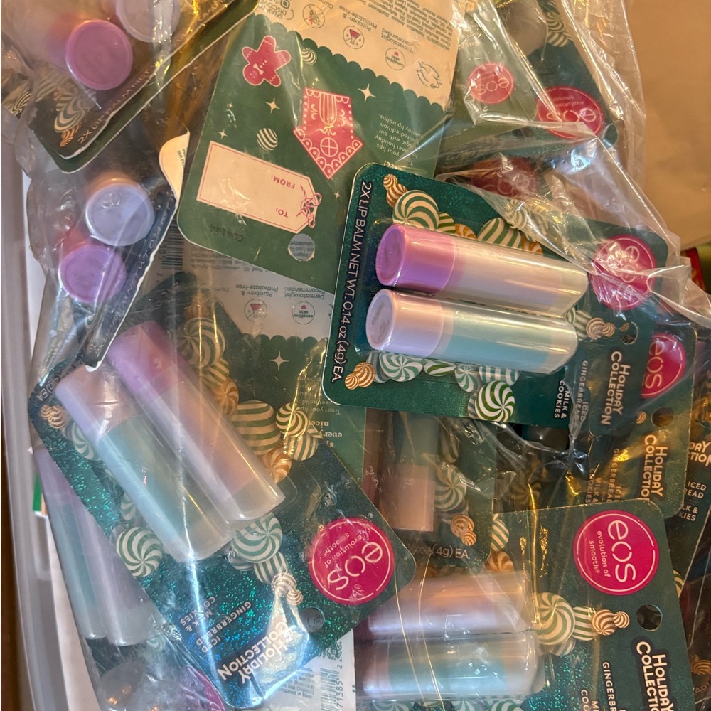 $$SALE$$ EOS Lip Balm Holiday Collection x 11